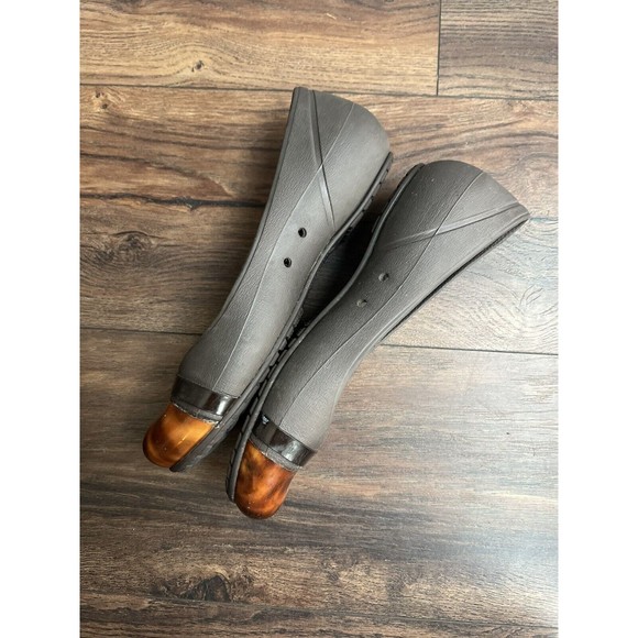 Crocs Womens Cap Toe Tortoise Comfort Slip On Ballet Flats Brown Size 8 - Picture 2 of 4